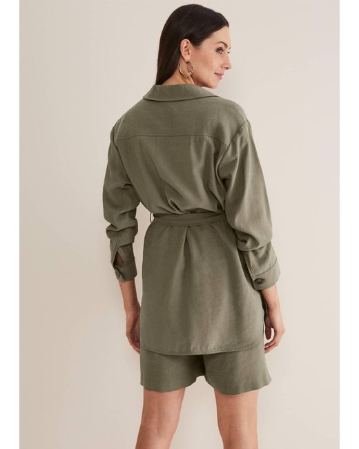 Phase Eight Green Leonar Co-Ord Shacket