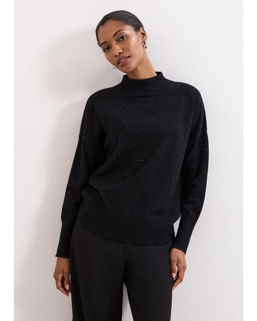 Phase Eight Blue Steph Stud Jumper