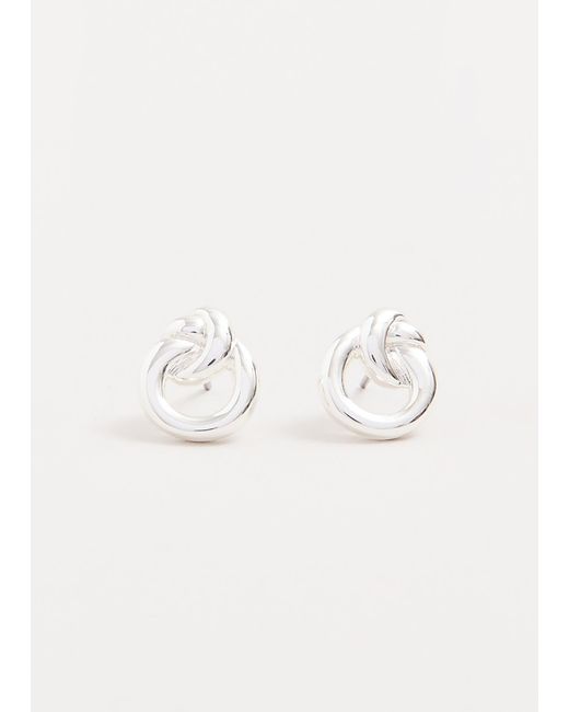 Phase Eight Natural Knotted Stud Earrings