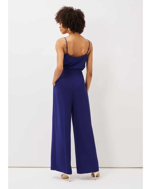 Phase Eight Blue Avril Wide Leg Co-Ord Trousers