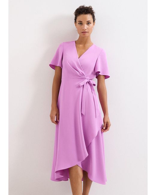 Phase Eight Pink Julissa Wrap Dress