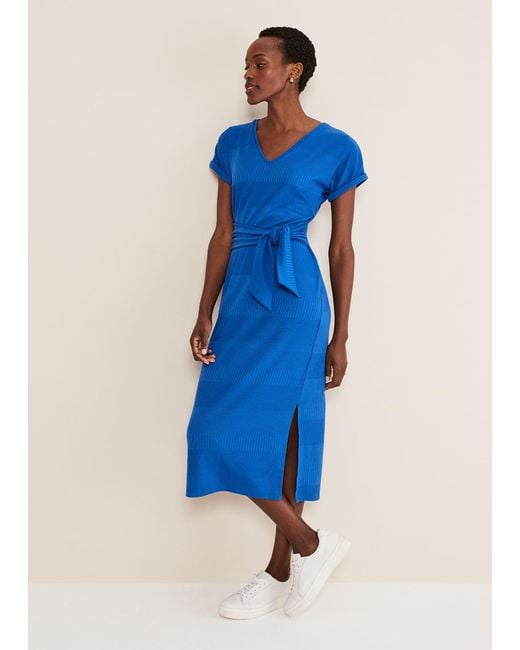 Phase Eight Blue 's Yazmina Jersey Midi Dress