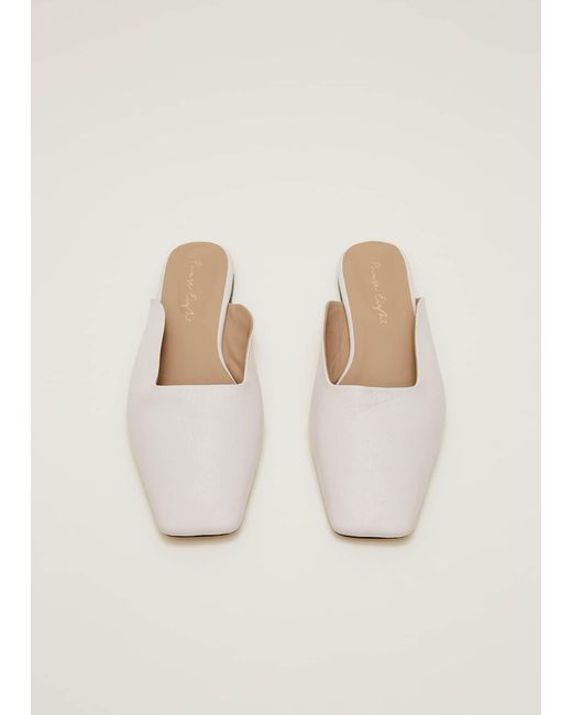 Phase Eight Natural Slip On Mule Shoe