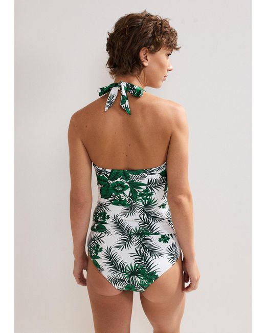 Phase Eight Natural Tropical Print Tankini Top