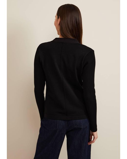 Phase Eight Black Frankie Knit Jacket