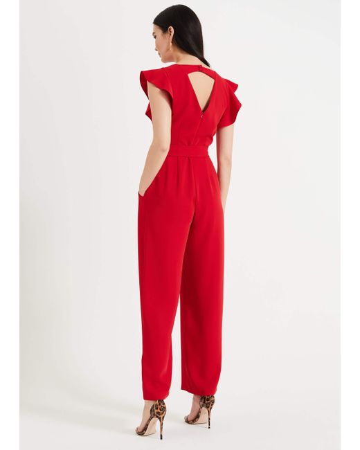 Phase Eight Red Victoriana Jumpsuit