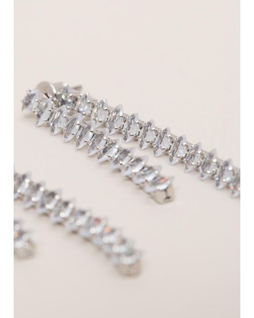 Phase Eight Natural Stone Front And Back Earrings