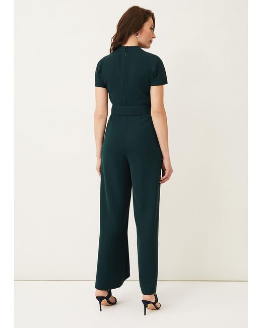 Phase Eight Blue Mylee Belted Jumpsuit