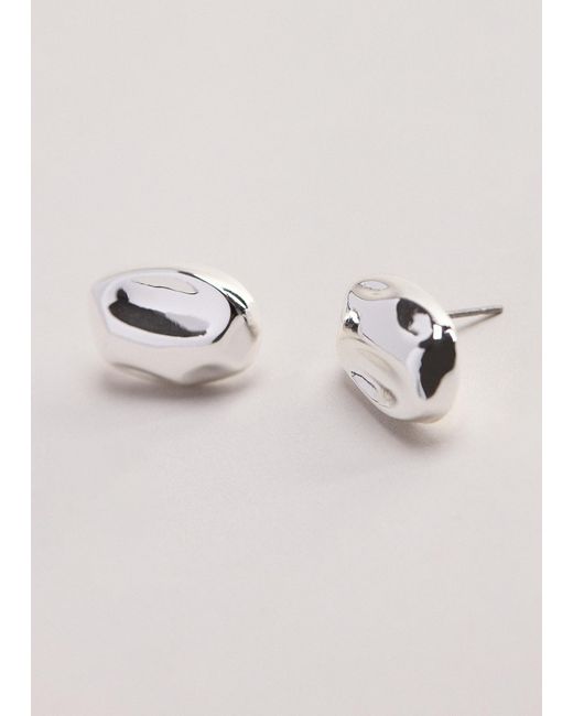 Phase Eight Natural Nugget Stud Earrings