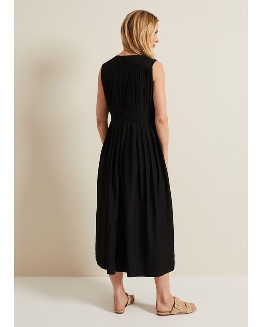Phase Eight 's Nala Black Bodice Mini Dress