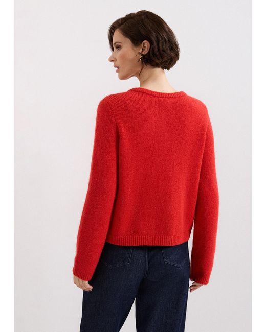 Phase Eight Red Jade Mohair Blend Cardigan