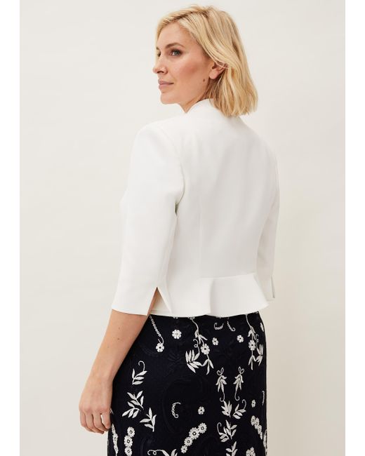 Phase Eight White Tammy Jacket