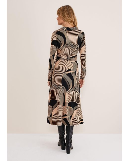 Phase Eight Natural April Tie Shirt Dress
