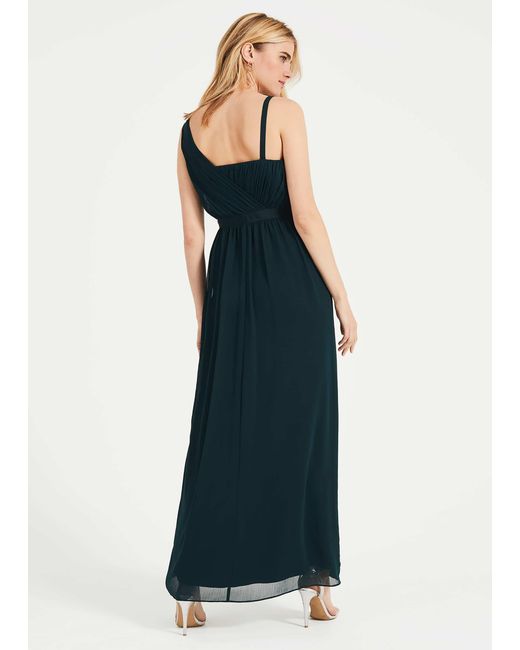 Phase Eight Blue Ilenia Drape Front Dress