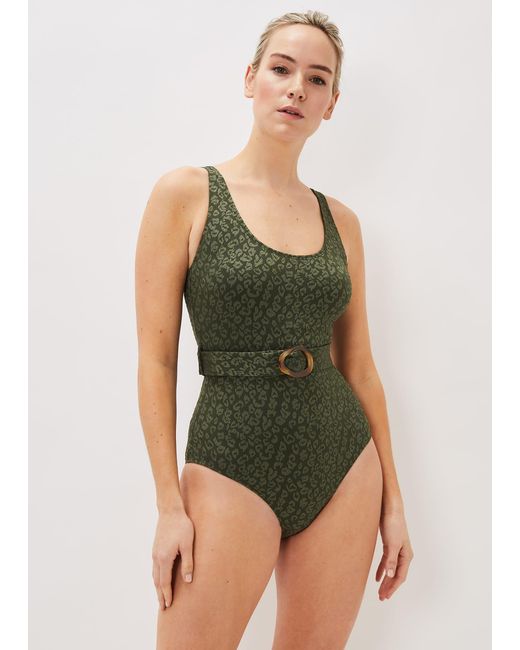 Phase Eight Multicolor Lolicia Animal Texture Swimswuit