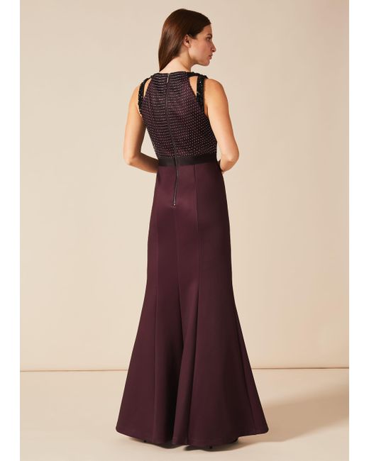 Phase Eight Multicolor Sofia Beaded Full Length Dress