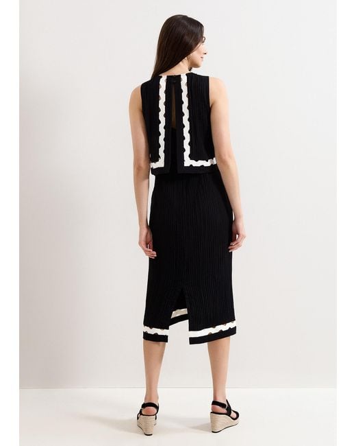 Phase Eight Black Claire Double Layer Dress