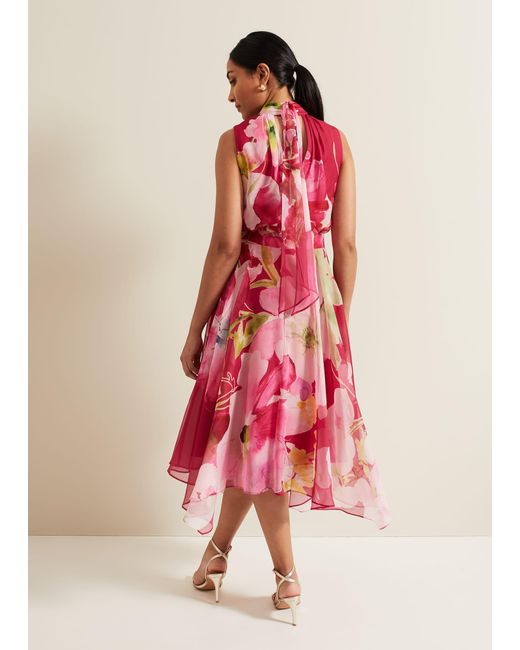 Phase Eight Pink Petite Lucinda Floral Dress