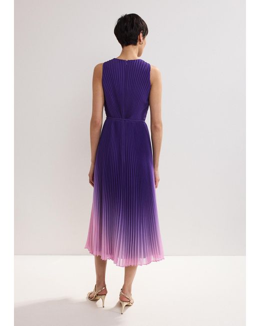 Phase Eight Purple Simara Ombre Midi Dress