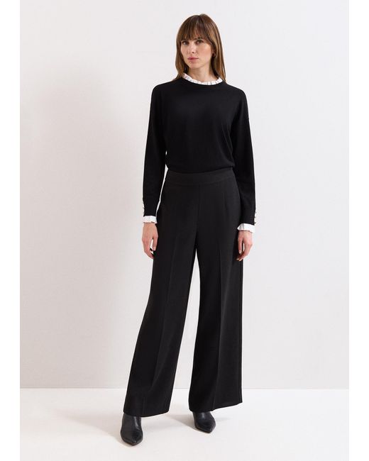 Phase Eight Black Vari Trouser