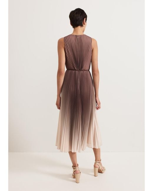 Phase Eight Natural Simara Ombre Dress