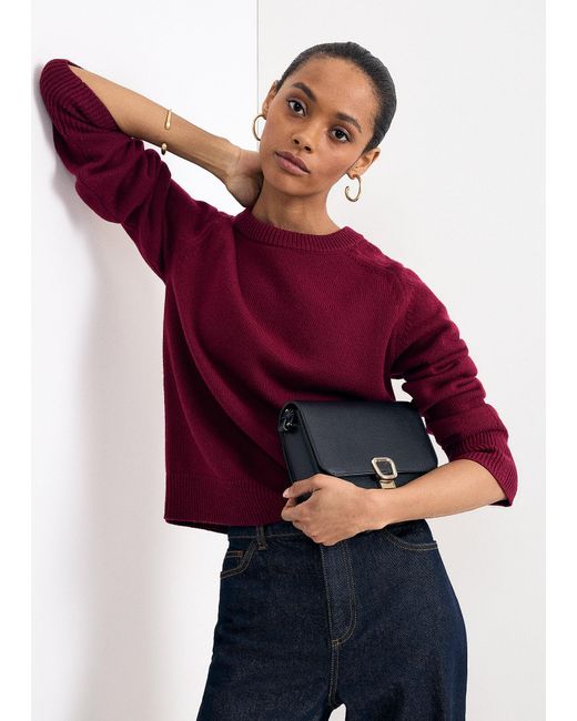 Phase Eight Red Beta Fashion Detail Jumper