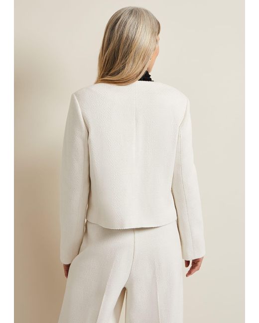 Phase Eight Natural Ripley Boucle Jacket