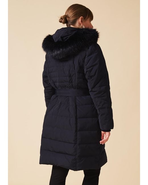 Phase Eight Blue Brisa Puffer Coat