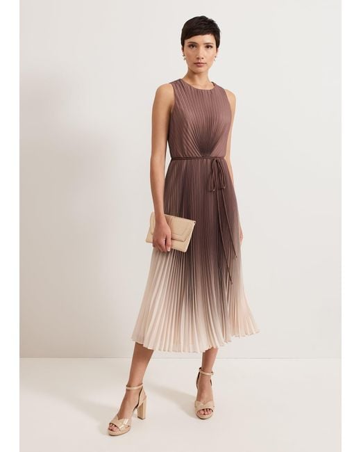 Phase Eight Natural Simara Ombre Dress