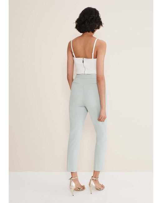 Phase Eight Natural Eira Cigarette Trousers