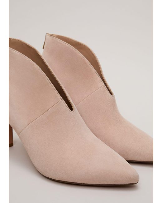Phase Eight Pink 's Cut Out Shoe Boots