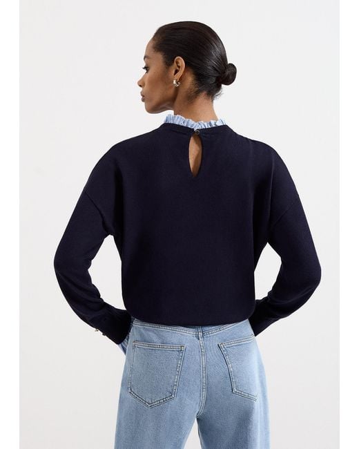 Phase Eight Blue Jenna Stripe Jumper