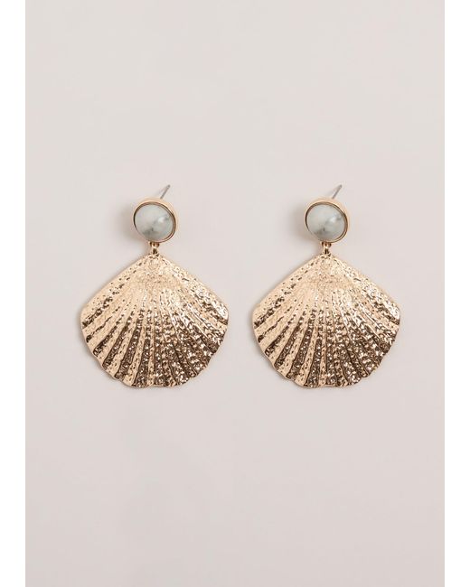 Phase Eight Natural Shell Earrings