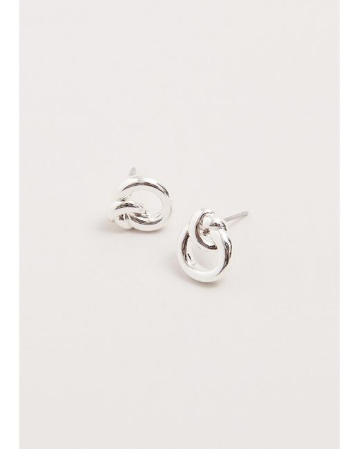 Phase Eight Natural Knotted Stud Earrings