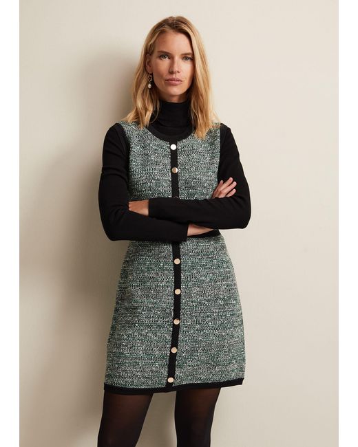 Phase Eight Multicolor Patsy Knitted Shift Mini Dress
