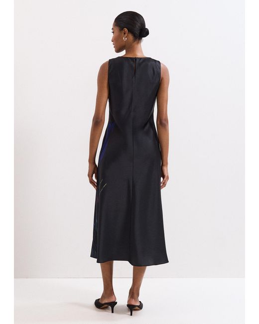 Phase Eight Blue Felicity Printed Floral Slip Dress