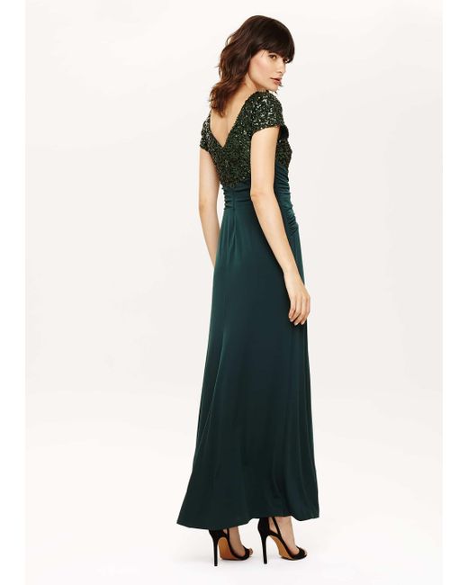 Phase Eight Green Sinitta Maxi Dress
