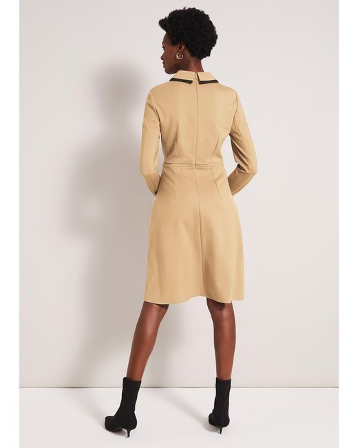Phase Eight Natural Manda Colourblock Dress
