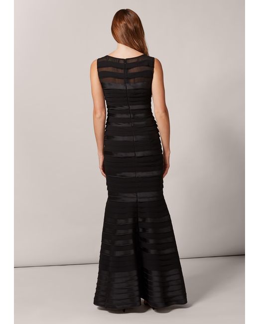 Phase Eight Black Phase Eight Shannon Layered Mermaid Hem Maxi Dress
