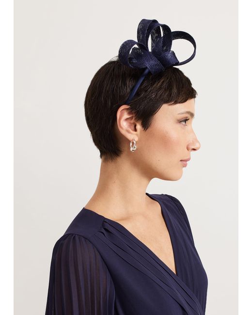 Phase Eight Blue Twist Headband