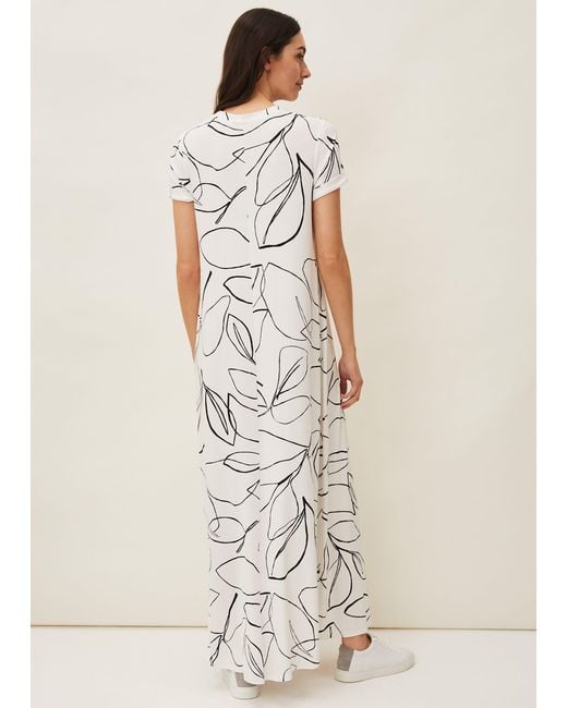 Phase Eight Multicolor Fifi Floral T-Shirt Maxi Dress
