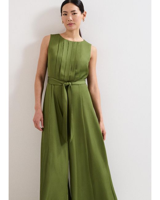 Phase Eight Green Janine Wide Leg Jumpsuit
