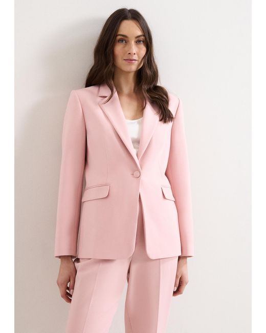 Phase Eight Pink Fara Fitted Suit Jacket