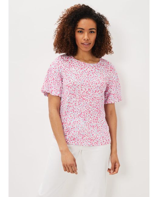 Phase Eight Pink Alivia Cotton Top