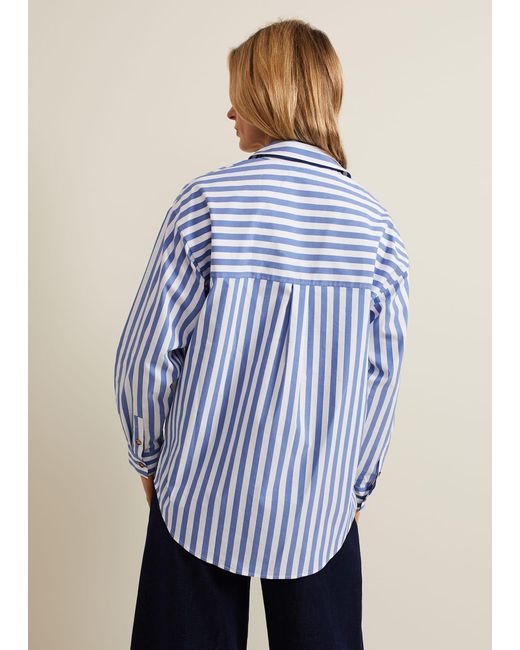 Phase Eight Blue 's Stripe Shirt
