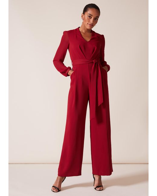 Phase Eight Red 's Audrey Jumpsuit