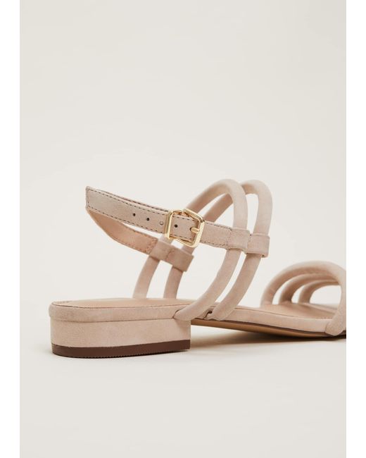 Phase Eight Natural 's Suede Sandals