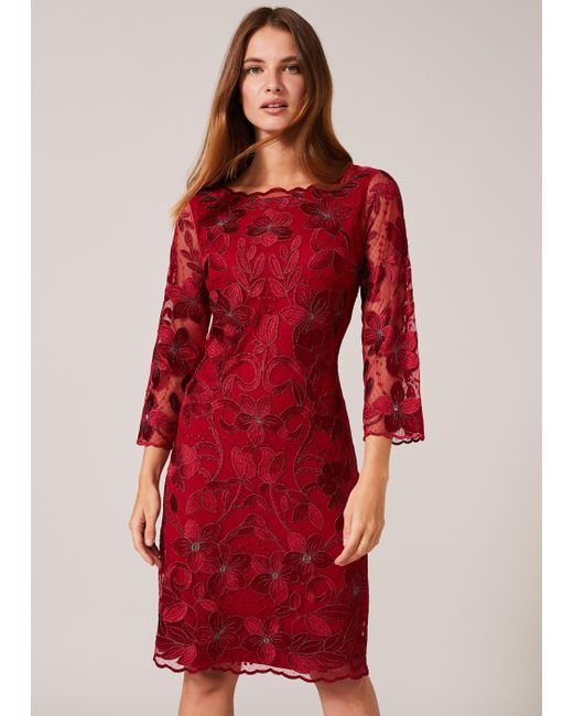 Phase Eight Ruby Nessa Embroidered Dress