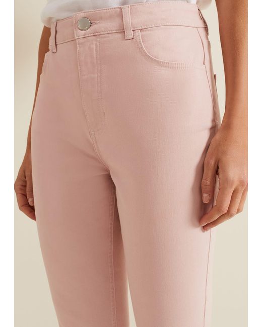 Phase Eight Natural 's Lindsey Cropped Straight Leg Jean