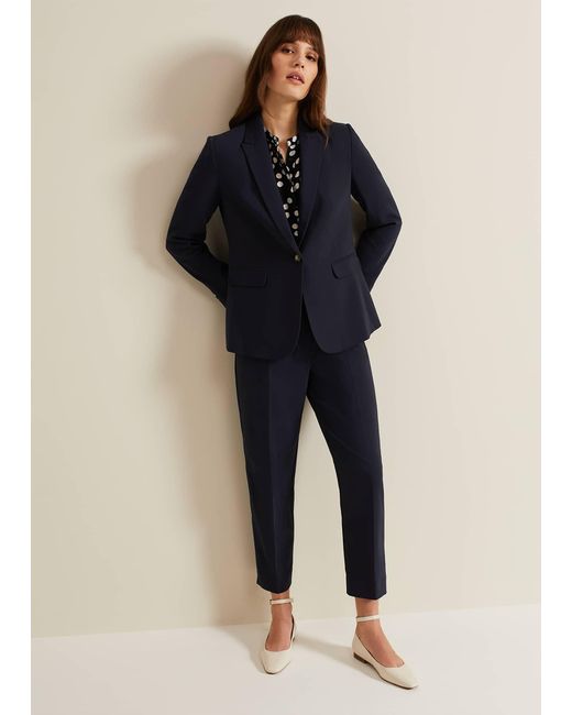 Phase Eight Blue 's Ulrica Fitted Suit Jacket